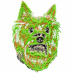 Dogs Embroidery Design 4 Dogs Embroidery Design 4